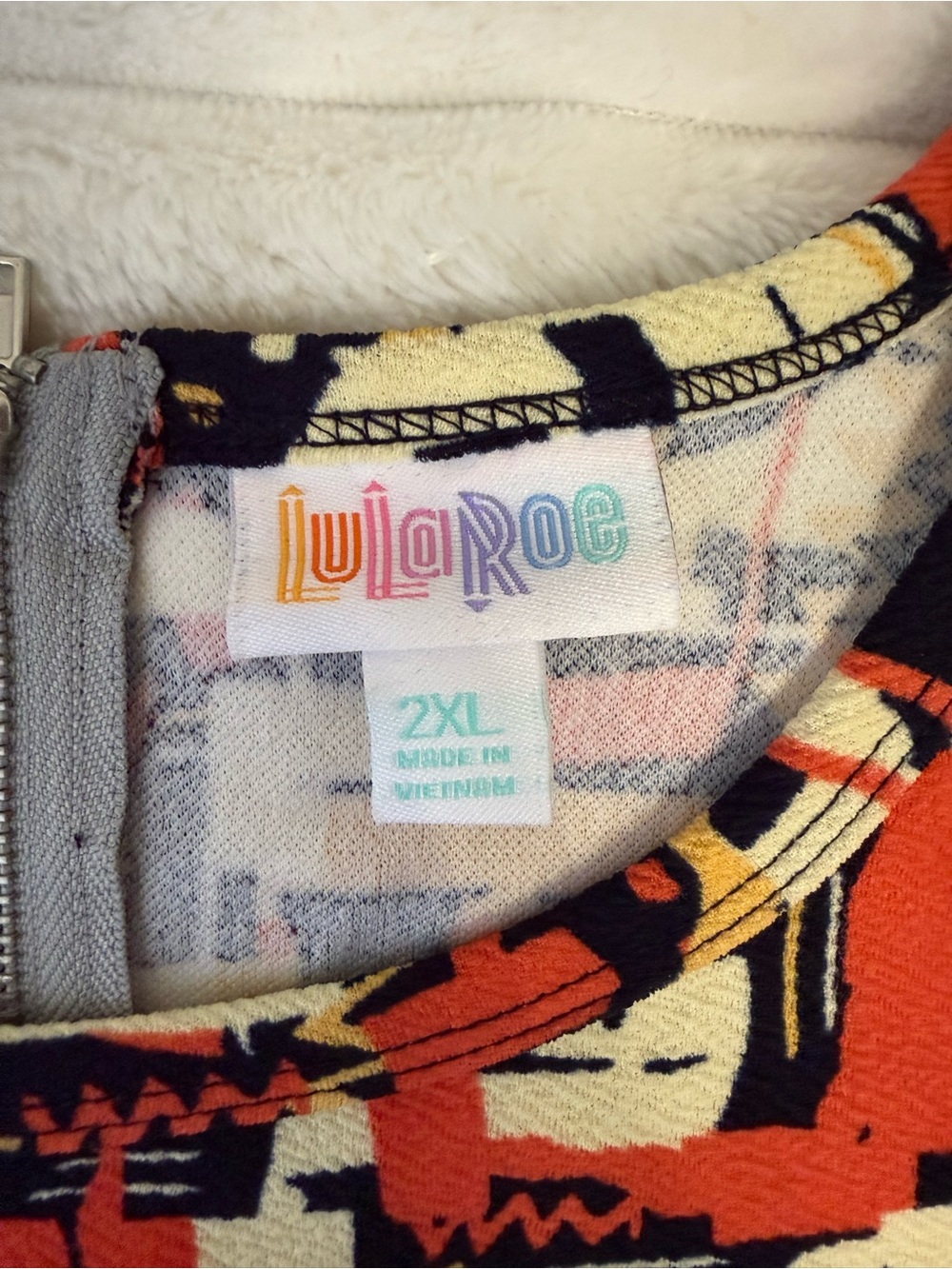 LulaRoe Amelia dress size 2X - Picture 7 of 10